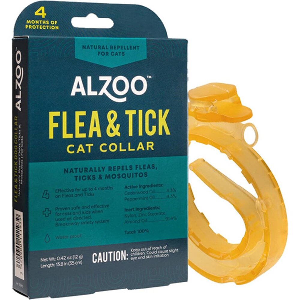 New Natural Flea and Tick Cat Collar with Plant-Based Ingredients 4-Month Use